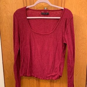 Magenta colored Abercrombie & Finch shirt size XL